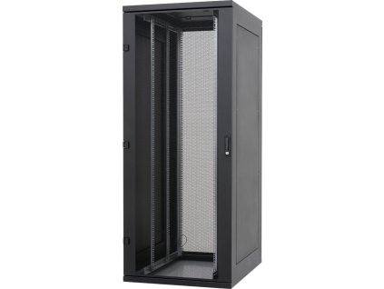 Keline serverový 19” rozvádzač rozoberateľný RZA šírka 800 mm, hĺbka 1000 mm, perforované predné dvere