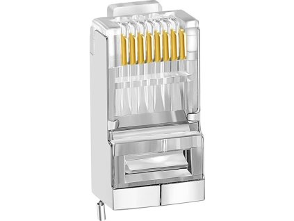 Ubiquiti UISP-Connector-SHD - STP RJ45 konektor, Cat5, 8p8c, drát, pozlacený, AWG24 (100ks)