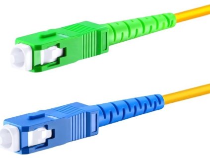 Conexpro optický patch cord, SCupc/SCapc, Simplex, Singlemode 9/125, 2m