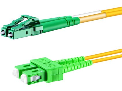 Conexpro optický patch cord, LCapc/SCapc, Duplex, Singlemode 9/125, 1m