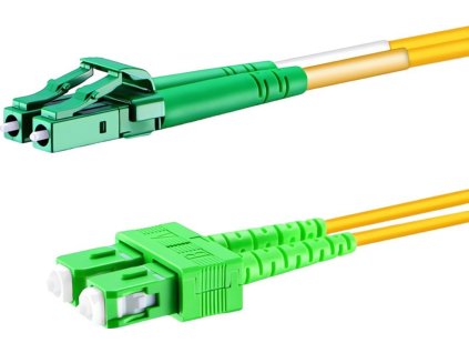 Conexpro optický patch cord, LCapc/SCapc, Duplex, Singlemode 9/125, 2m