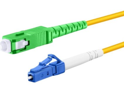 Conexpro optický patch cord, LCupc/SCapc, Simplex, Singlemode 9/125, 1m