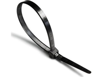Weidmuller stahovací páska (binder) černá 16cm, šířka 2.6mm, 100 ks