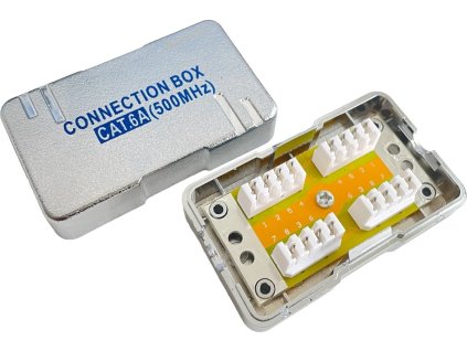 Conexpro spojka zářezová FTP, CAT6A, svorkovnice