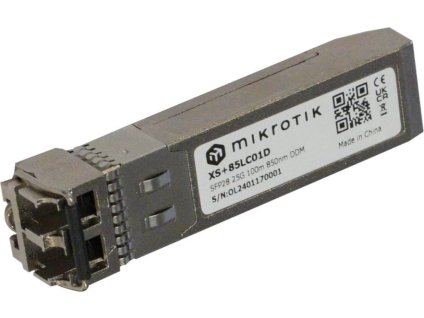MikroTik XS+85LC01D SFP28 optický modul , MM, 100m, 25G, 850nm