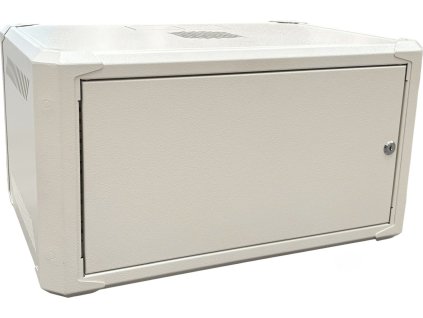 Conexpro jednodílný rozvaděč 19" 4U/400mm, FLAT PACK, plechové dveře