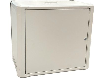 Conexpro jednodílný rozvaděč 19" 9U/400mm, FLAT PACK, plechové dveře
