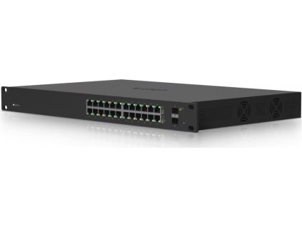 Ubiquiti Edge Switch 24 PoE - 24x GbE, 2x SFP, 24x PoE 24V/PoE+ (PoE budget 220W)