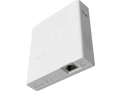 MikroTik GPEN21 Gigabit PoE injector, 2x Gbit LAN, SFP port, na zeď