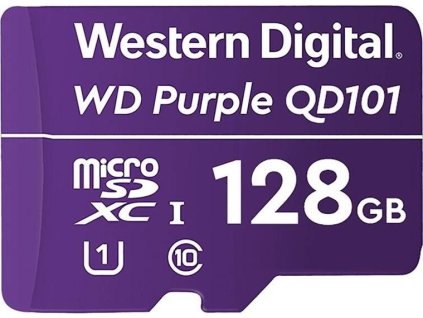 WD Micro SDXC Purple 128GB