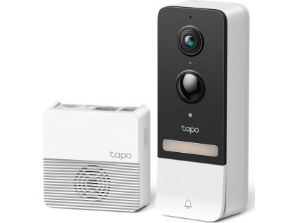 TP-Link Tapo D230S1, Chytrý Video zvonek, 5MP kamera, inteliggentní detekce, IP64, funguje s rozbočovačem H200-IoT
