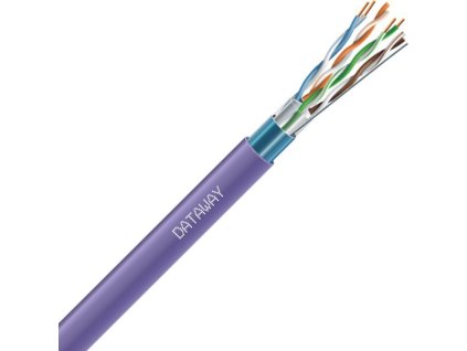 Dataway FTP kabel, CAT5e, LSZH, Dca, 305m, fialový