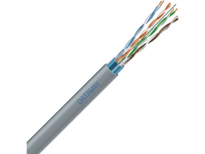 Dataway FTP kabel, CAT5e, PVC, Eca, 100m, šedý