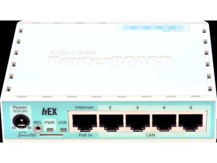 Mikrotik RB750Gr3, hEX, 256MB RAM, 880MHz, 5xGigabitLAN, L4