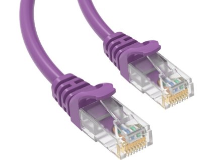 Conexpro patch kabel UTP, CAT6, 0.25m, fialový