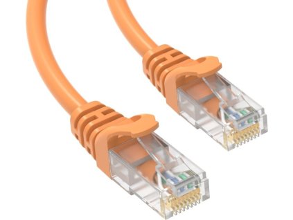 Conexpro patch kabel UTP, CAT5e, 5m, oranžový