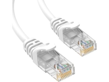 Conexpro patch kabel UTP, CAT5e, 3m, bílý