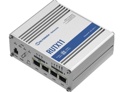 Teltonika RUTX11 Průmyslový LTE Wi-Fi Router, GPS, BT