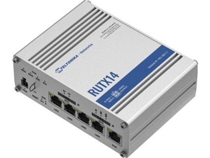 Teltonika RUTX14 Průmyslový LTE Wi-Fi Router, GPS, BT