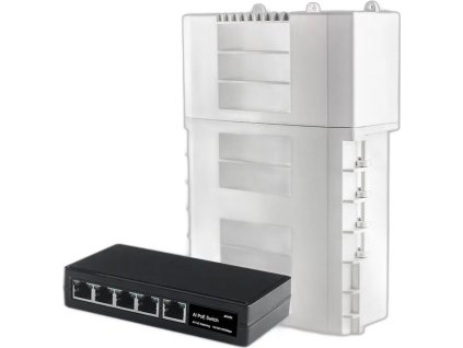 Conexpro GNT-6FP51G6, Venkovní PoE switch, 5x LAN, 4x PoE