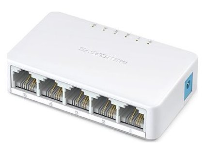 Mercusys MS105 5x10/100 mini desktop switch, plastic case