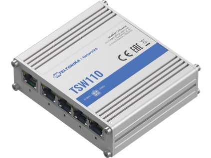 Teltonika TSW110 Průmyslový switch bez managementu, 5x GLAN