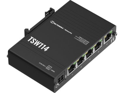Teltonika TSW114 Průmyslový switch bez managementu, 5x GLAN