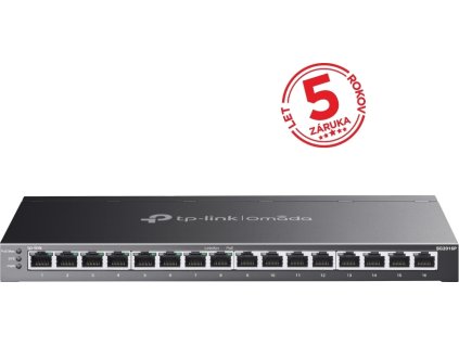 TP-Link SG2016P Smart Switch, 16x GLan, 8x PoE+, 120W, Omáda SDN