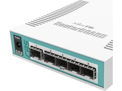 MikroTik Cloud Router Switch CRS106-1C-5S, 5x SFP + 1x Combo (SFP/ETH)