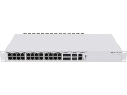 MikroTik Cloud Router Switch CRS326-4C+20G+2Q+RM 650MHz, 2x 40 QSFP+, 20x 2,5 GbE, 4x 2,5 GbE/10 SFP+, L6, 2x PSU,1U