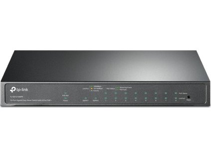 TP-Link TL-SG1210MPE - 10-Port Gigabit Easy Smart Switch with 8-Port PoE+
