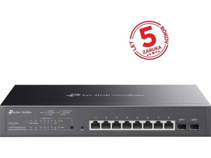 TP-Link TL-SG2210MP JetStream™ 10-Port Gigabit Smart Switch with 8-Port PoE+