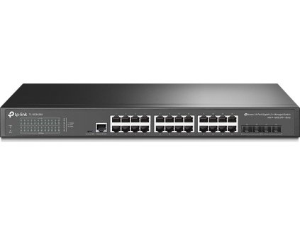 TP-Link TL-SG3428X - JetStream 24-Port Gigabit L2+ Managed Switch/ 4x 10 Gigabit SFP+ Sloty