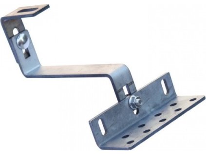 Nerezový nastavitelný univerzální střešní hák tl. 4 mm, délka středu 145mm - A2