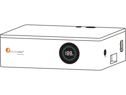 Felicity baterie s displejem a podstavcem FLS48100-C, 5.12 kWh, LV