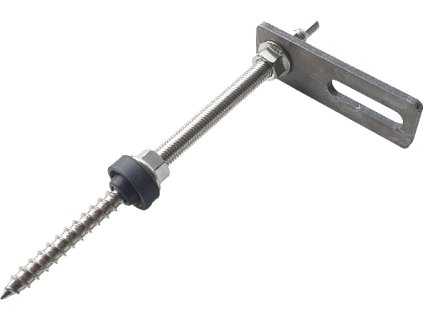Set kombivrut šroub s horním šestihranem - A2, pr.10mm, délka 200mm a držákem profilu  A2  30x90mm