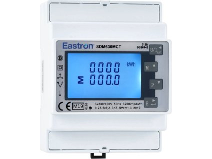 Eastron SDM630MCT- 40mA elektroměr, jednofázový/třífázový