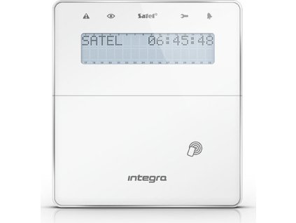 Satel INT-KWRL-WSW bezdrôtová LCD klávesnica s RFID