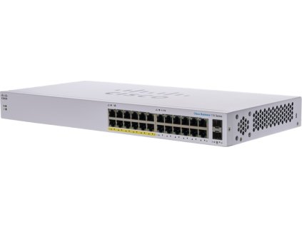 Cisco CBS110-24T-EU 24-port GE Unmanaged Switch, 2x 1G SFP Shared