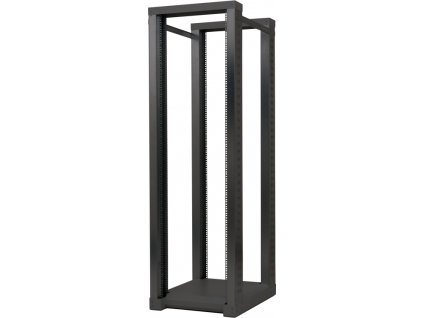 Keline dvojdielny otvorený 19” stojan RSX, čierny