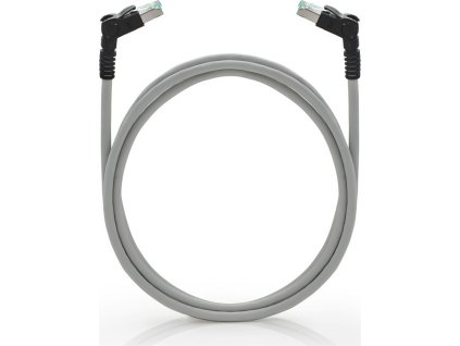 Keline patch kábel Cat 6A, S/FTP, PUR, šedý