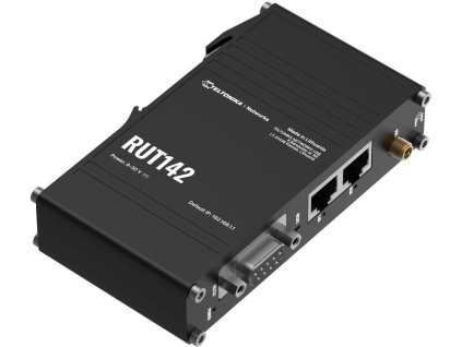 Teltonika RUT142 průmyslový router, 2x Eth 10/100, RS232, Wi-Fi