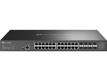 TP-Link SX3832, Omada 24-Port 10GB L2+ Managed Switch, 24× 10GB LAN, 8x 10GB SFP+