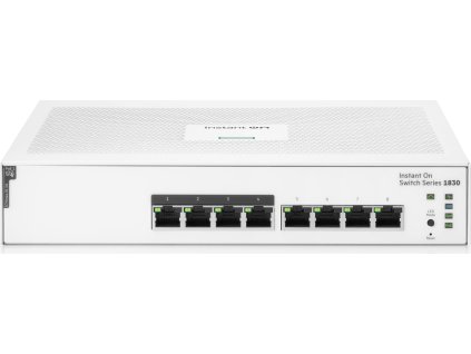 HPE Aruba Instant On 1830 8G 65W Switch (4x RJ45 10/100/1000 + 4x RJ45 10/100/1000 Class4 PoE)