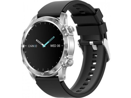 CARNEO Adventure HR+ 2nd Gen/Silver/Sport Band/Black