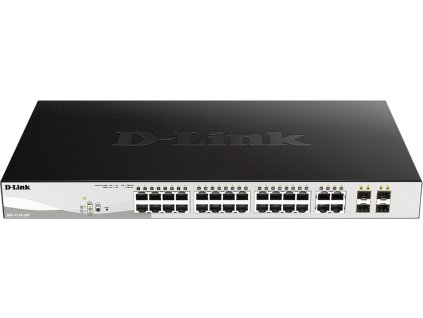 D-Link DGS-1210-24P, 24 PoE 10/100/1000 Base-T port + 4 TP/SFP Combo Ports