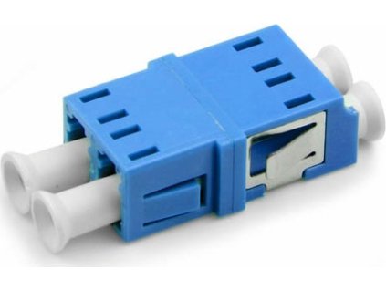 Optická spojka LC/PC single mode duplex bez příruby