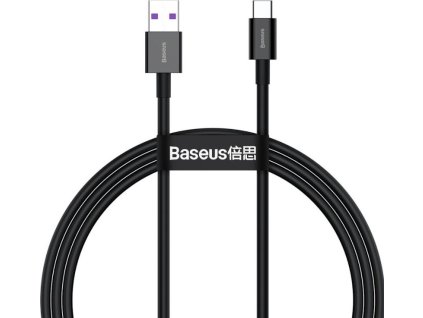 Baseus datový kabel Superior USB-C 1m 6A 66W černý
