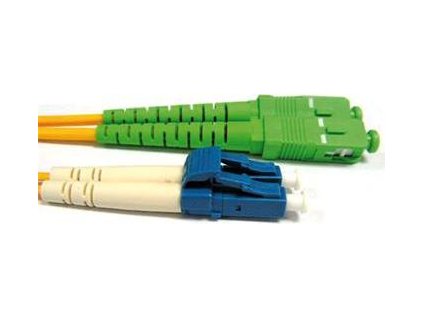 Patchcord FO duplex LC-SC/APC  9/125um SM, 0,5m, OS2