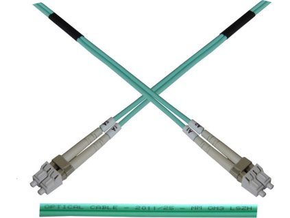 optix lc lc opticky patch cord 50 125 20m duplex om3 ies10414
